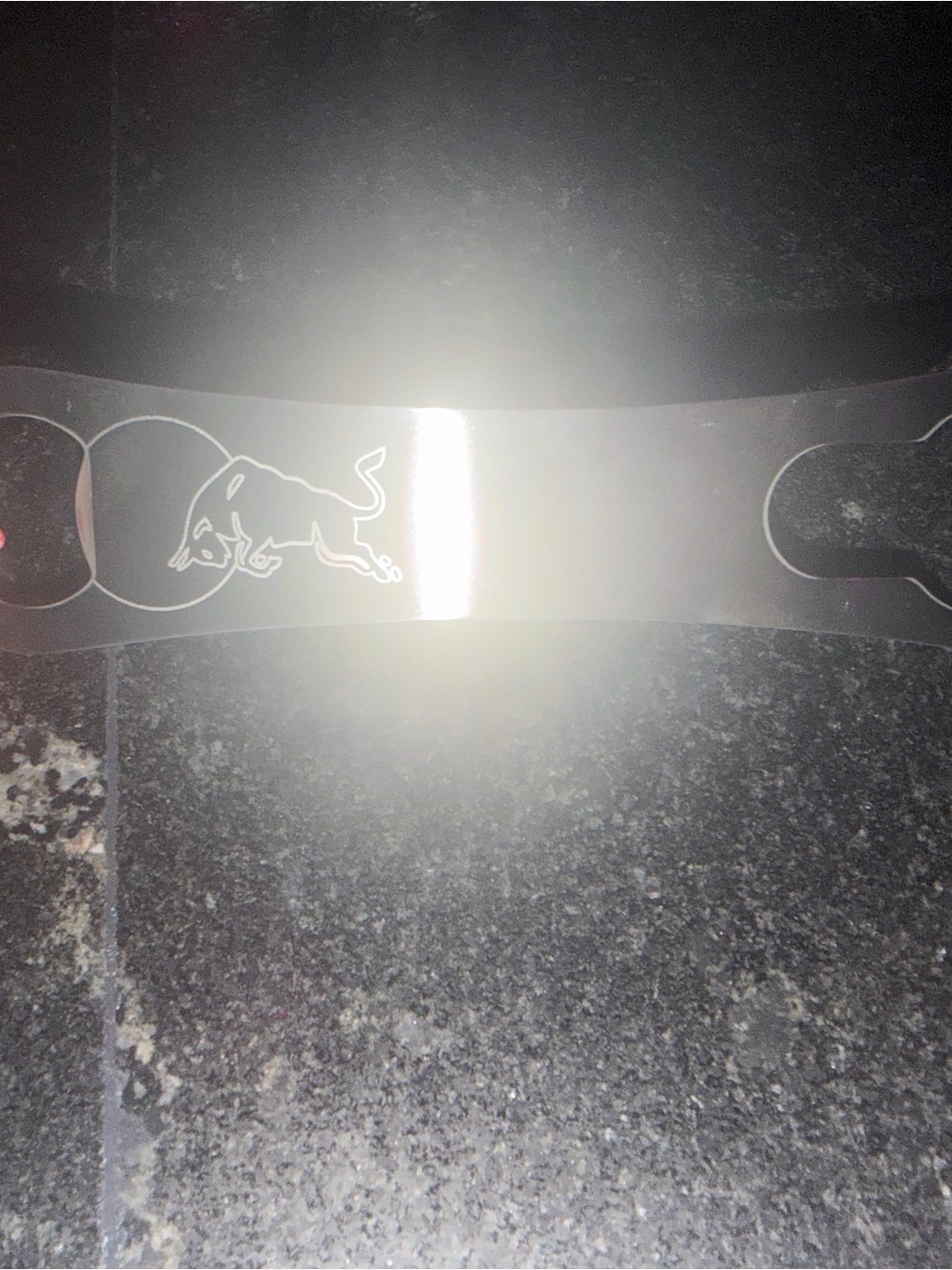 Red Bull Branded Black Bottle Opener With Can Opener